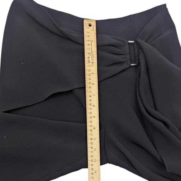 Cinq A Sept Drape Dress Pants Womens 8 Black Dressy Formal Cocktail Party - Picture 12 of 14